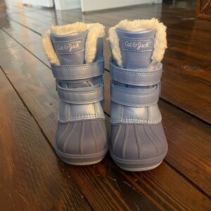 Cat & Jack Kids Blue Winter Snow Boots 9T